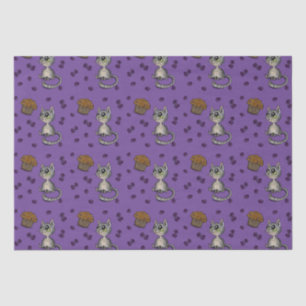 Blueberry Muffin Bloop Cat Pattern Tissue Paper