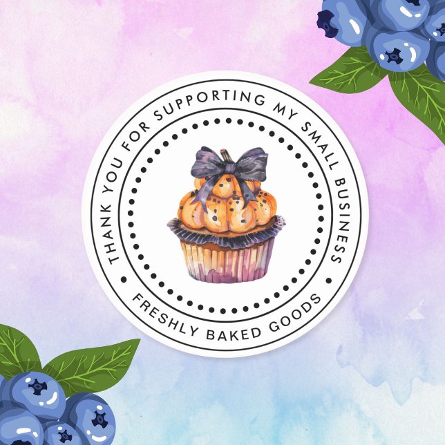 Blueberry Muffin Business Sticker (Creator Uploaded)
