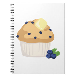 Blueberry Muffin Notebook