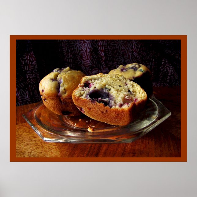 Blueberry Muffins Poster (Front)