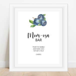 Blueberry \ Mum-osa bar Poster