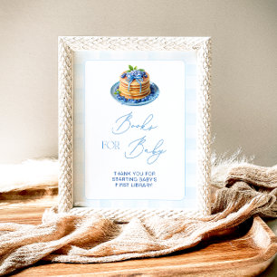 Blueberry Pancake Baby Brunch Books for Baby Poster