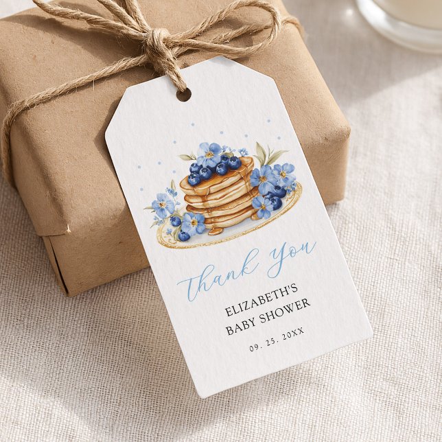 Blueberry Pancake Baby Brunch  Gift Tags (Creator Uploaded)