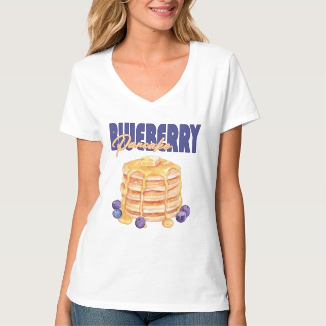 Blueberry Pancake Brunch T-Shirt (Front)