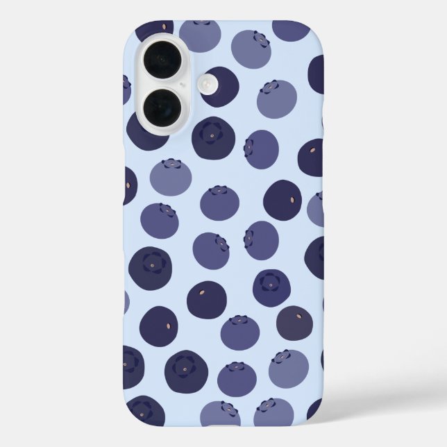 Blueberry Pattern Case-Mate iPhone Case (Back)
