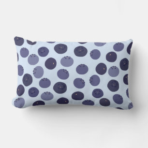 Blueberry Pattern Lumbar Cushion