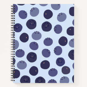 Blueberry Pattern Notebook