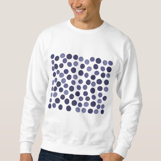 Blueberry Pattern Sweatshirt (Front)
