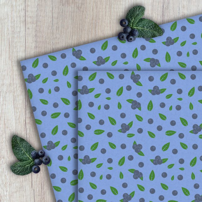 Blueberry pattern Tissue Paper (Blueberry pattern Tissue Paper)