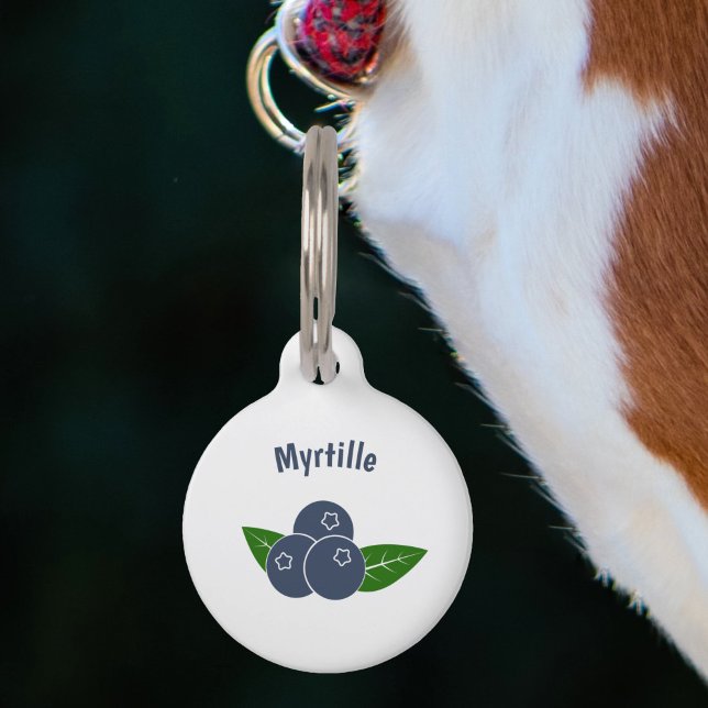 Blueberry Pet Tag (Blueberry Pet Tag)