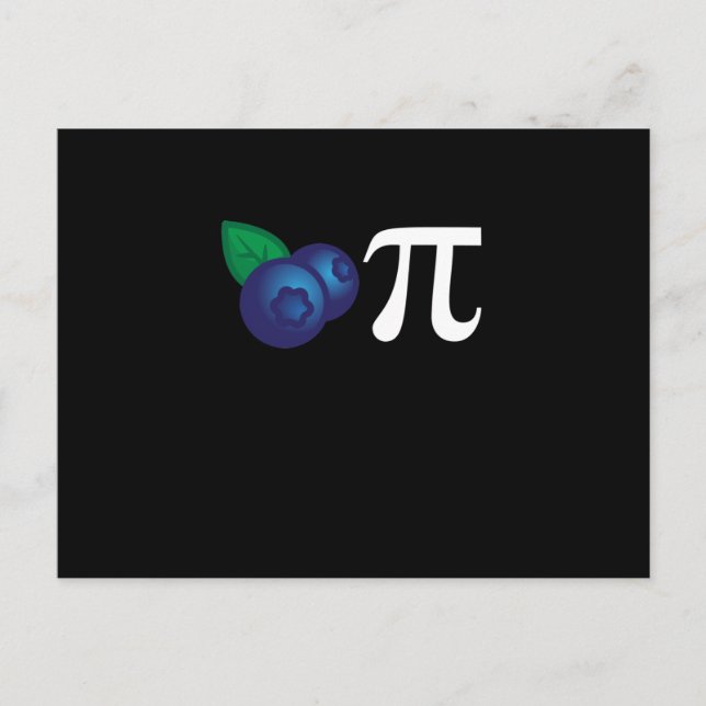 Blueberry Pie Blueberries Eater Berry Lover Postcard (Front)