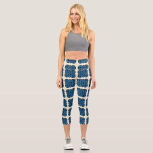 Blueberry Pie Capri Leggings