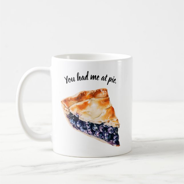 Blueberry Pie Coffee Mug (Left)