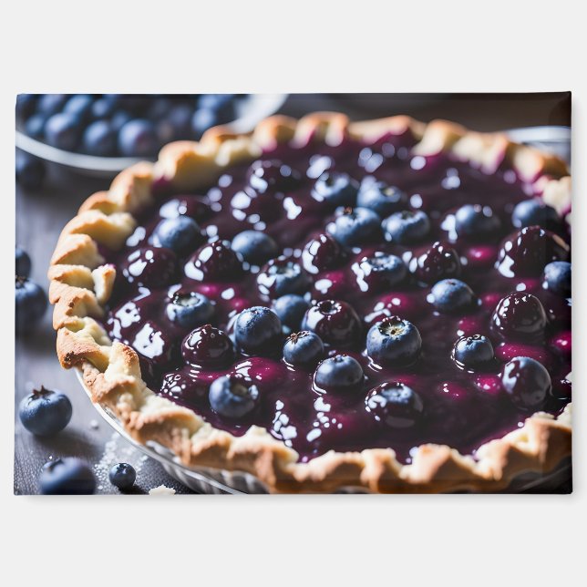 Blueberry Pie Magnet (Front)