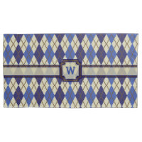 Blueberry Scone Argyle Pillow Case