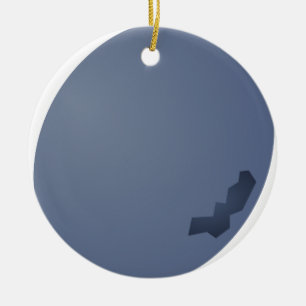 Blueberry Sideway Ceramic Tree Decoration
