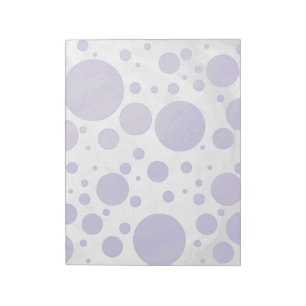 Blueberry Smear Polka Dot Notepad