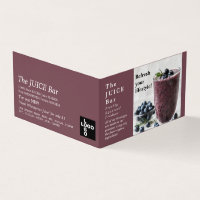 Blueberry Smoothie, Juice Bar, Detailed