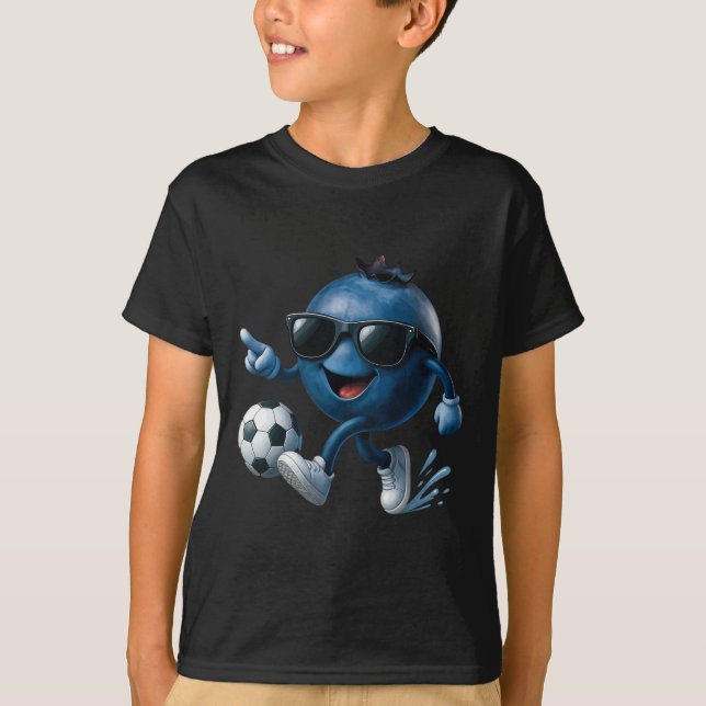 Blueberry Soccer  T-Shirt (Front)