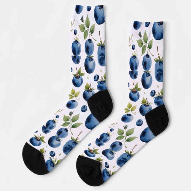 Blueberry Socks (Left)