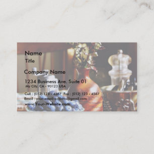 Blueberry Still Life Business Card