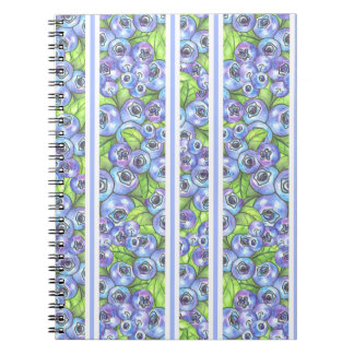 blueberry stripes notebook