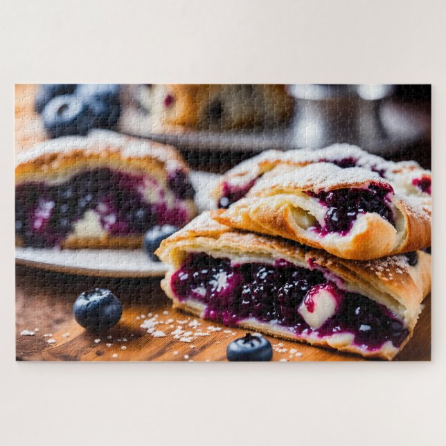 Blueberry Strudels Jigsaw Puzzle (Horizontal)