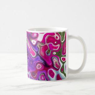 Blueberry Swirl White Stein