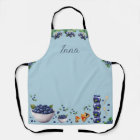 Blueberry Theme All Over Print Apron