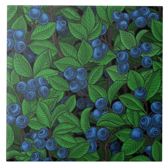 Blueberry Tile (Front)