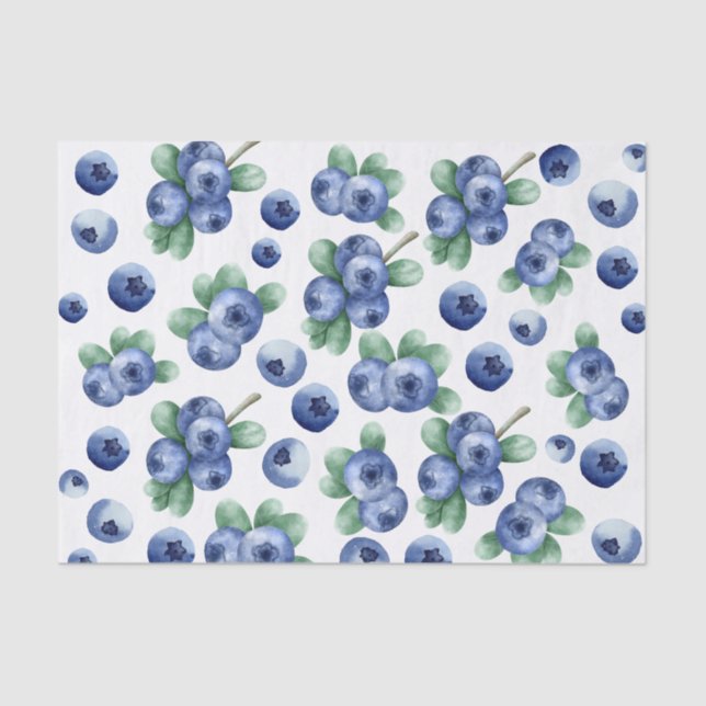 blueberry tissue paper (Front)