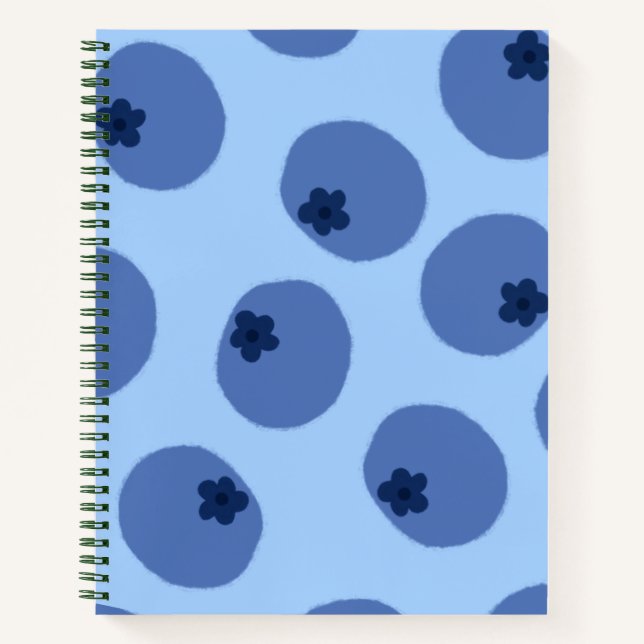 Blueberry Wild Notebook Cover - Title & Descriptio (Front)