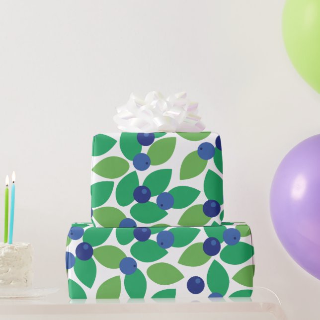 Blueberry. Wrapping Paper (Party Gifts)