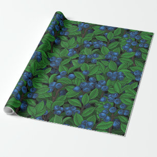 Blueberry Wrapping Paper
