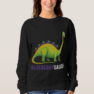 Blueberrysaurus Apparel Blueberry Dinosaur Dino Lo Sweatshirt