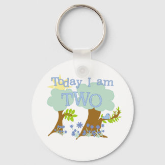 Bluebird 2nd Birthday Tshirts and Gifts Key Ring