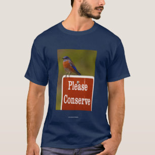 Bluebird and Chief Seattle Quote 3 T-Shirt