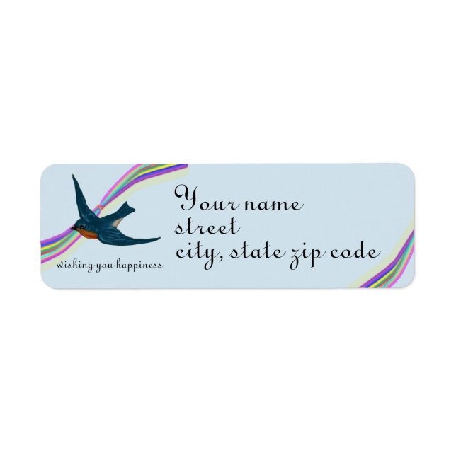 Bluebird and Rainbows (Front)