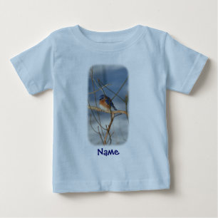 Bluebird Animal Your Name Personalised Baby T-Shirt
