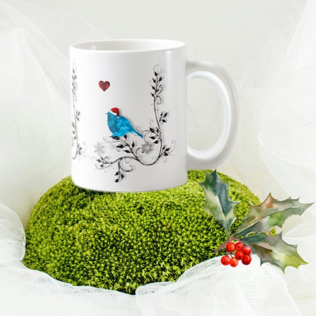 Bluebird at Christmas Mug (Creator Uploaded)