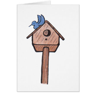 Bluebird Birdhouse...All Occasion Card...