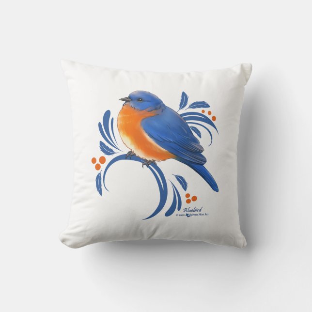 Bluebird Cushion (Front)