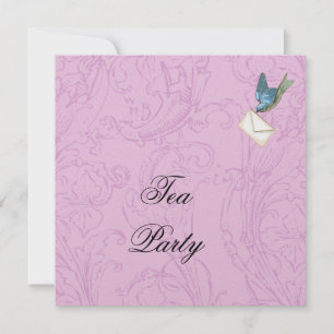 Bluebird & Damask invitation