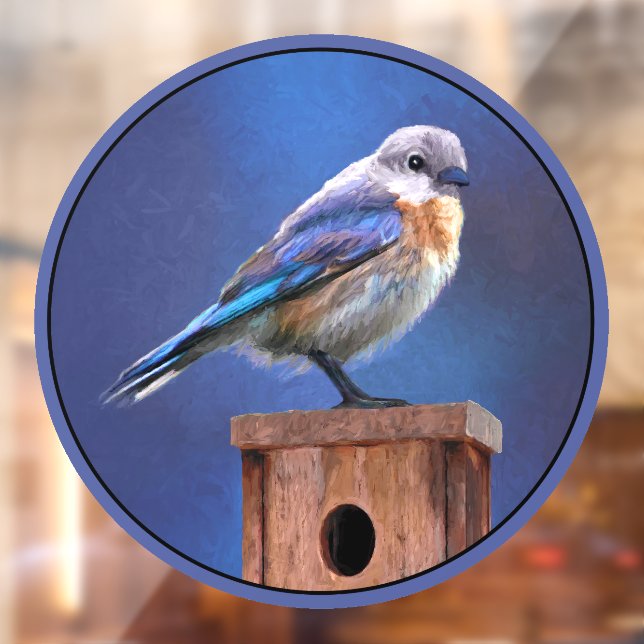 Bluebird (Female) Painting - Original Bird Art (Sheet 2)