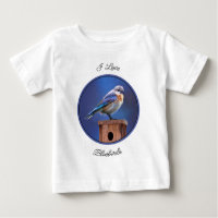 Bluebird (Female) Painting - Original Bird Art