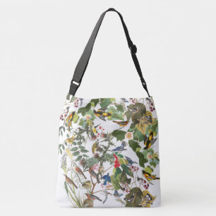 Bluebird & Finches Birds Audubon Tote Bag