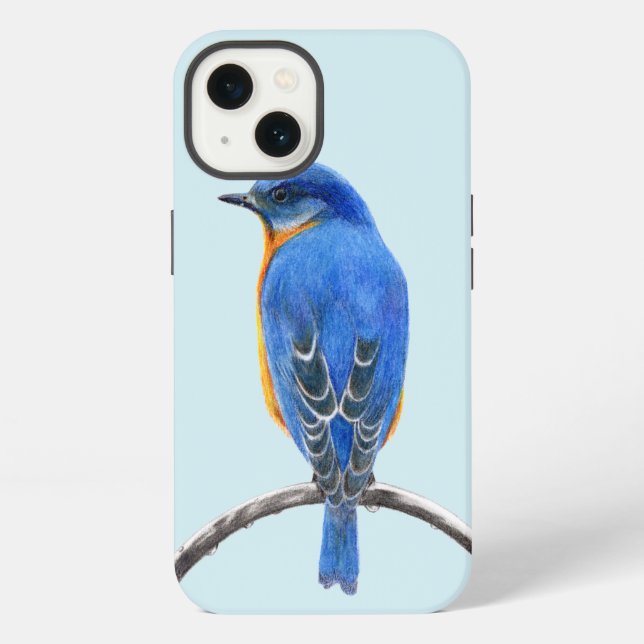 Bluebird iPhone Case (Back)