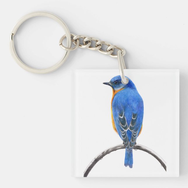 Bluebird Key Ring (Front)