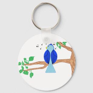 Bluebird Key Ring