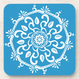 Bluebird Mandala Coaster